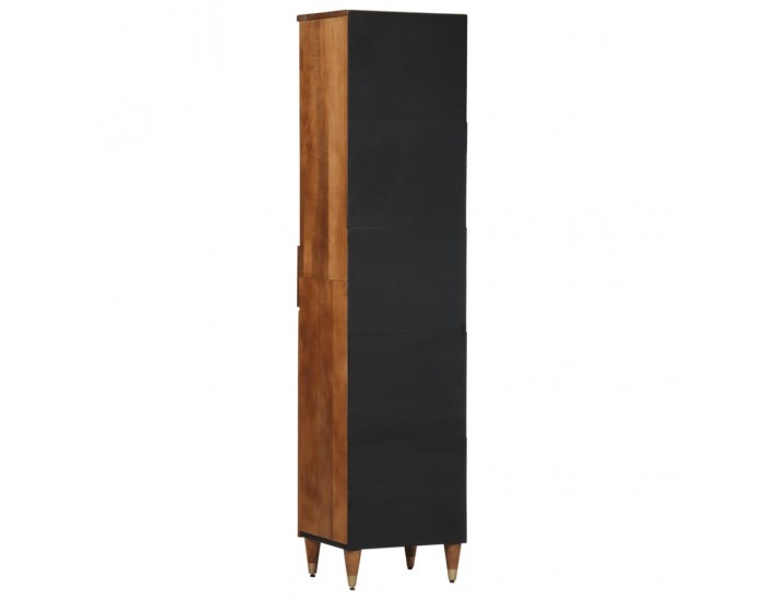 Sonata H Шкаф за баня 38x33x160 см масивно мангово дърво