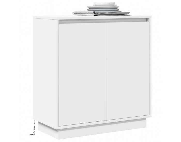 Sonata H Шкафче с рафт с врата Бяло 71 x 34.5 x 75 см Инженерно дърво