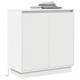Sonata H Шкафче с рафт с врата Бяло 71 x 34.5 x 75 см Инженерно дърво