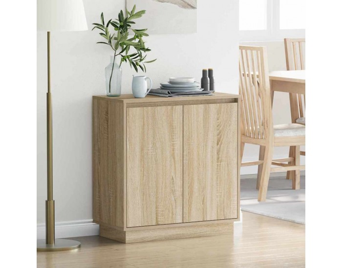Sonata H Шкафче с рафт Сонома дъб 71 x 34.5 x 75 см Инженерно дърво