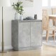Sonata H Шкафче с рафт Циментено сиво 71 x 34.5 x 75 см Инженерно дърво