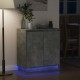 Sonata H Шкафче с рафт Циментено сиво 71 x 34.5 x 75 см Инженерно дърво
