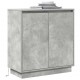 Sonata H Шкафче с рафт Циментено сиво 71 x 34.5 x 75 см Инженерно дърво