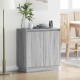 Sonata H Шкафче с рафт Сив Сонома 71 x 34.5 x 75 см Инженерно дърво
