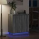 Sonata H Шкафче с рафт Сив Сонома 71 x 34.5 x 75 см Инженерно дърво