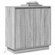 Sonata H Шкафче с рафт Сив Сонома 71 x 34.5 x 75 см Инженерно дърво