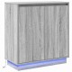 Sonata H Шкафче с рафт Сив Сонома 71 x 34.5 x 75 см Инженерно дърво