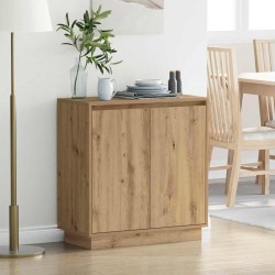 Sonata H Шкафче с рафт с врата Дъб 71 x 34.5 x 75 см Инженерно дърво - Dulapuri de baie