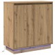 Sonata H Шкафче с рафт с врата Дъб 71 x 34.5 x 75 см Инженерно дърво