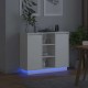 Sonata H Шкаф с рафт със съхранение Бяло 90 x 32 x 75 см Инженерно дърво