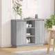 Sonata H Шкаф с рафт с врата Сив Сонома 90 x 32 x 75 см Инженерно дърво
