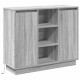 Sonata H Шкаф с рафт с врата Сив Сонома 90 x 32 x 75 см Инженерно дърво