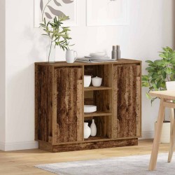 Sonata H Шкаф с рафт с врата Старо дърво 90 x 32 x 75 см Инженерно дърво - Corpuri, vitrine, biblioteci modulare