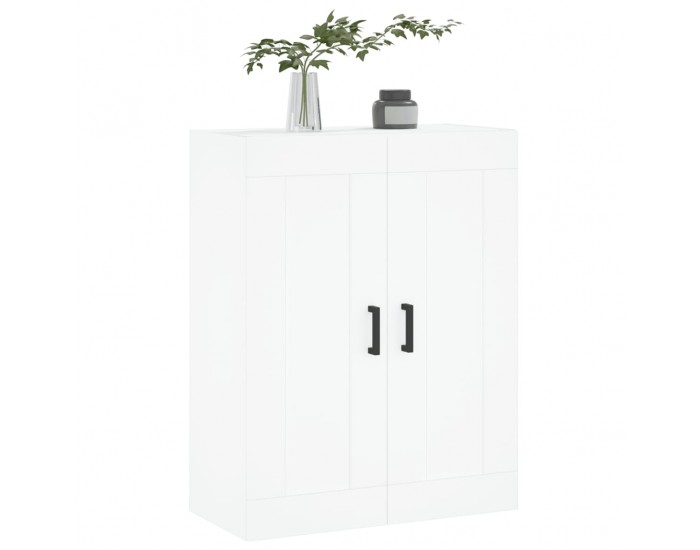 Sonata H Стенен шкаф бял 69,5x34x90 см инженерно дърво