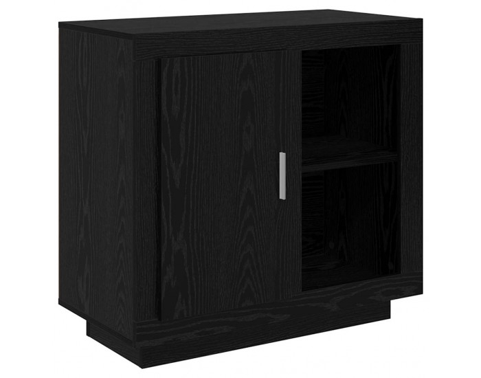 Sonata H Служебен шкаф Черен дъб 40 x 80 x 75 см Инженерно дърво