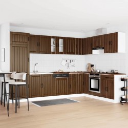 Sonata H Кухненски шкаф с врата Lucca 2 pcs Кафяво 80 x 46 x 81.5 см - Module Sonata