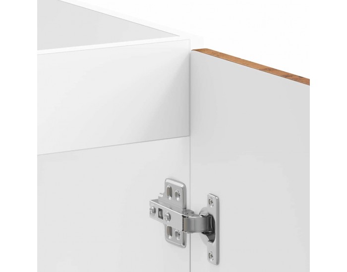 Sonata H Кухненски шкаф с врата Lucca 2 pcs Кафяво 80 x 46 x 81.5 см