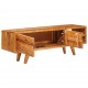 Sonata H ТВ шкаф с рафт Кафяво 110 x 30 x 40 cm Солидно акациево дърво