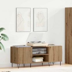Sonata H Шкаф за грамофонни плочи с рафт с врата Дъб 121 x 38 x 48 cm - Comode TV