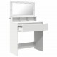 Sonata H Тоалетки за спалня Бяло 80 x 39,6 x 135 см Инженерно дърво