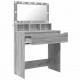 Sonata H Тоалетки за спалня с чекмедже Сив Сонома 80 x 39,6 x 135 см