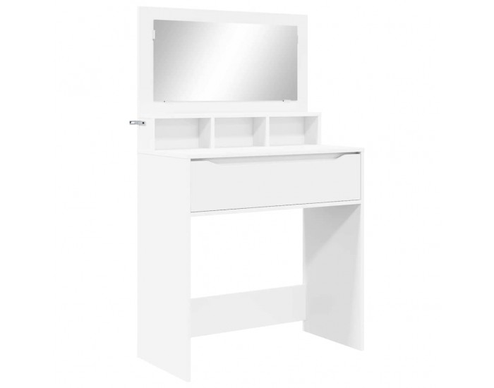 Sonata H Тоалетки за спалня Бяло 80 x 39,6 x 135 см Инженерно дърво