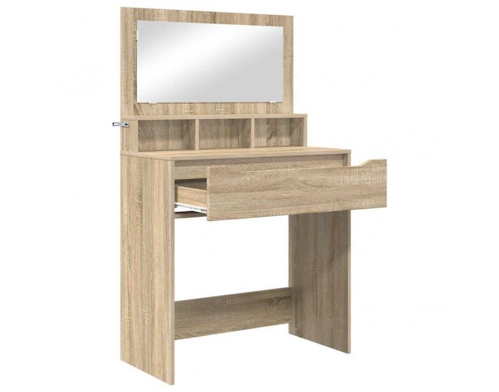 Sonata H Тоалетки за спалня с чекмедже Сонома дъб 80 x 39,6 x 135 см