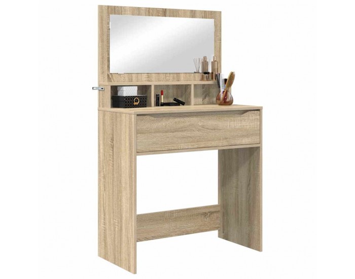 Sonata H Тоалетки за спалня с чекмедже Сонома дъб 80 x 39,6 x 135 см
