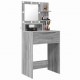 Sonata H Тоалетки за спалня с чекмедже Сив Сонома 80 x 39,6 x 135 см