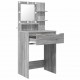 Sonata H Тоалетки за спалня с чекмедже Сив Сонома 80 x 39,6 x 135 см