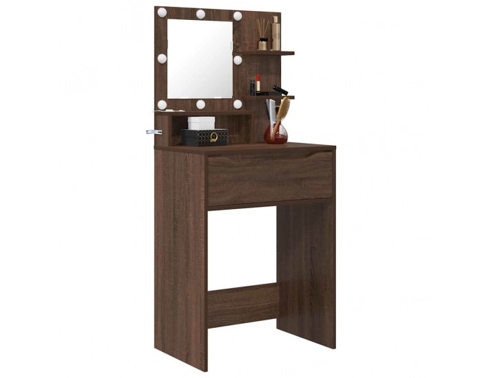 Sonata H Тоалетки за спалня Кафяв дъб 80 x 39,6 x 135 см Инженерно дърво