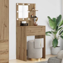 Sonata H Тоалетки за спалня Дъб 80 x 39,6 x 135 см Инженерно дърво - Măsuțe de toaletă și oglinzi