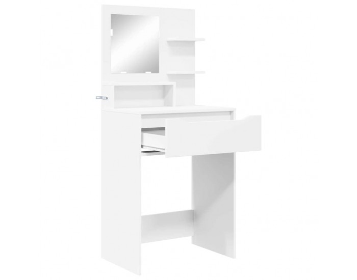 Sonata H Тоалетки за спалня Бяло 80 x 39,6 x 135 см Инженерно дърво