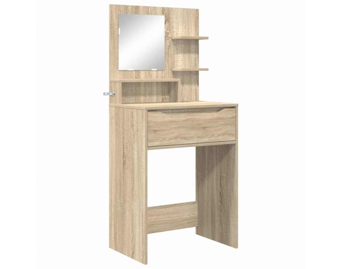 Sonata H Тоалетки за спалня с чекмедже Сонома дъб 80 x 39,6 x 135 см