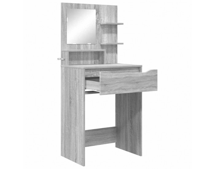 Sonata H Тоалетки за спалня с чекмедже Сив Сонома 80 x 39,6 x 135 см