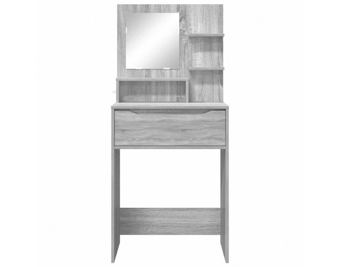 Sonata H Тоалетки за спалня с чекмедже Сив Сонома 80 x 39,6 x 135 см