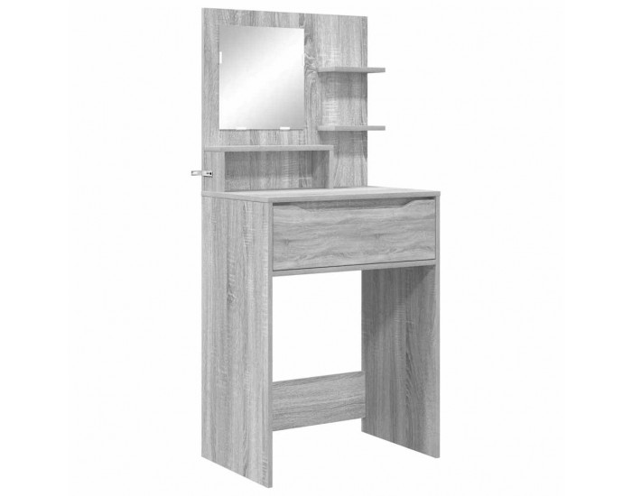 Sonata H Тоалетки за спалня с чекмедже Сив Сонома 80 x 39,6 x 135 см