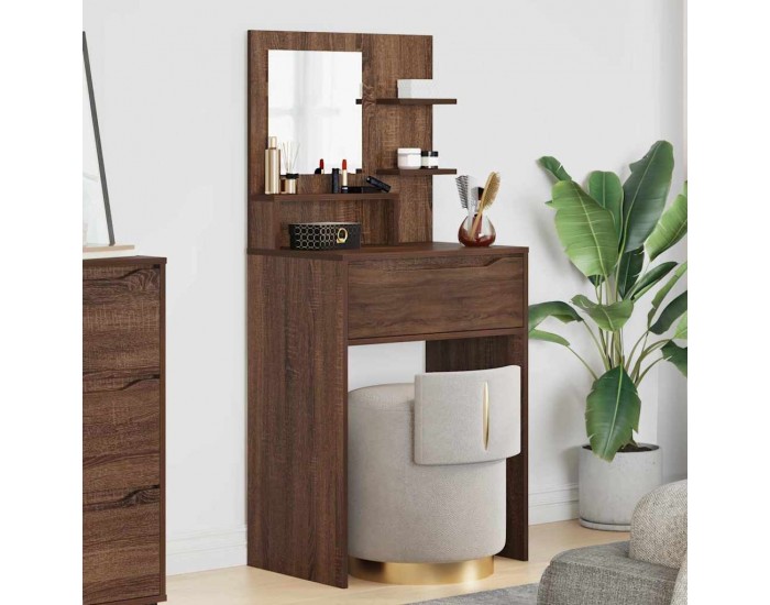 Sonata H Тоалетки за спалня Кафяв дъб 80 x 39,6 x 135 см Инженерно дърво