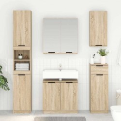 Sonata H Шкаф за баня Сонома дъб 64,5 x 33,5 x 59 см Инженерно дърво - Dulapuri de baie