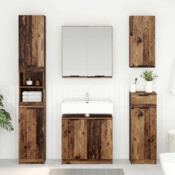 Sonata H Шкаф за баня Старо дърво 64,5 x 33,5 x 59 см Инженерно дърво - Dulapuri de baie