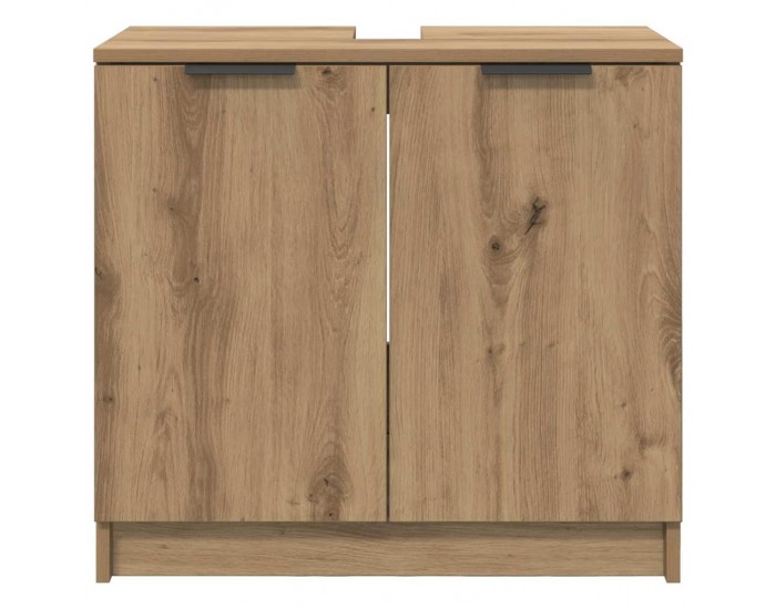 Sonata H Шкаф за баня с врата Дъб 64,5 x 33,5 x 59 см Инженерно дърво