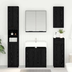 Sonata H Шкаф за баня Черния дъб 64,5 x 33,5 x 59 см Инженерно дърво - Dulapuri de baie