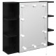 Sonata H Шкаф с огледало Черния дъб 70 x 16,5 x 60 см Инженерно дърво