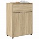 Sonata H Шкаф за баня Сонома дъб 72,5 x 36,5 x 100 см Инженерно дърво