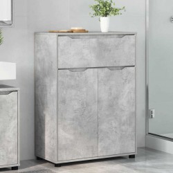 Sonata H Шкаф за баня с чекмедже Циментено сиво 72,5 x 36,5 x 100 см - Dulapuri de baie
