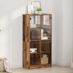 Sonata H Висок шкаф Старо дърво 68 x 37 x 142 см Инженерно дърво - Corpuri, vitrine, biblioteci modulare