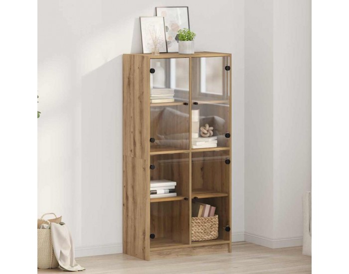 Sonata H Висок шкаф Дъб 68 x 37 x 142 см Инженерно дърво