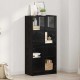 Sonata H Висок шкаф Черния дъб 68 x 37 x 142 см Инженерно дърво