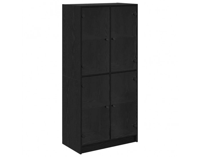 Sonata H Висок шкаф Черния дъб 68 x 37 x 142 см Инженерно дърво