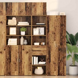 Sonata H Висок шкаф Старо дърво 45 x 42,5 x 185 см Инженерно дърво - Corpuri, vitrine, biblioteci modulare